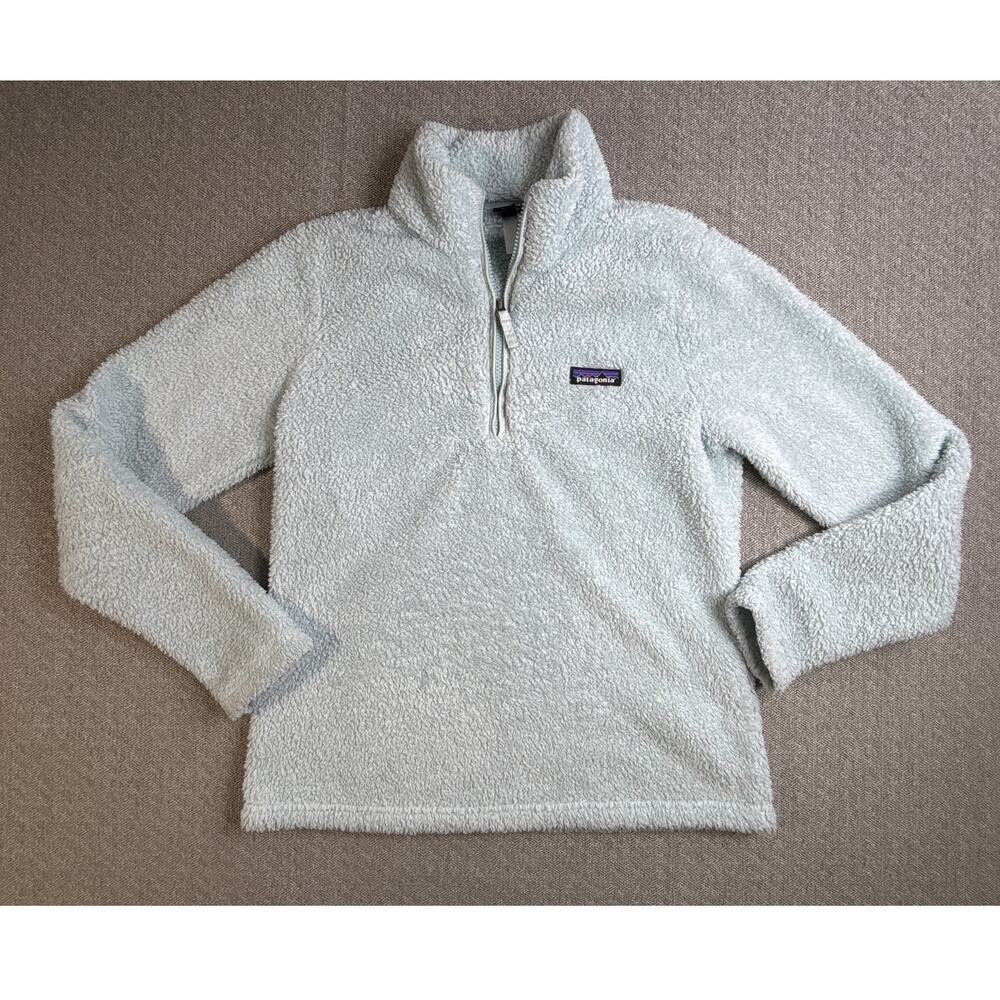 Patagonia Women's Better Sweater Sz S Fleece Pullover 1/4 Zip Light Blue